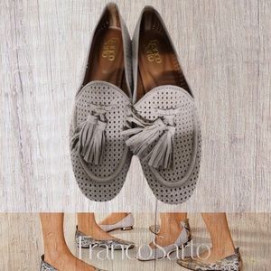 Franco Sarto Tan tassel loafers